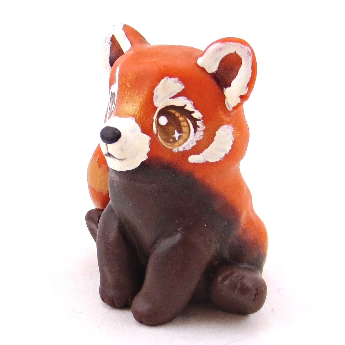 Red Panda Figurine - Polymer Clay Animals Continents Collection