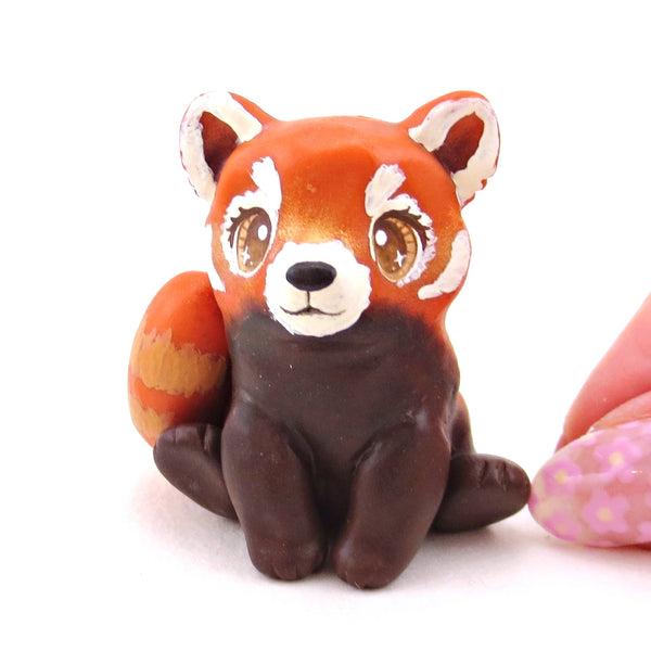 Red Panda Figurine - Polymer Clay Animals Continents Collection