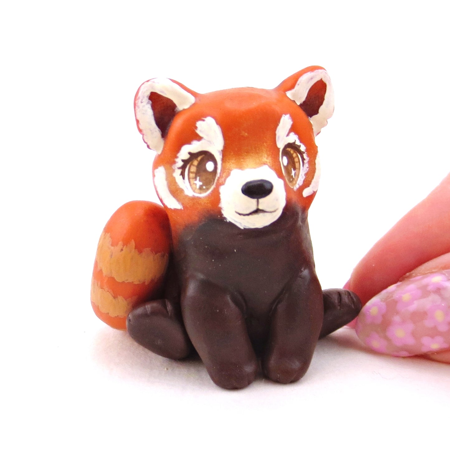 Red Panda Figurine - Polymer Clay Animals Continents Collection