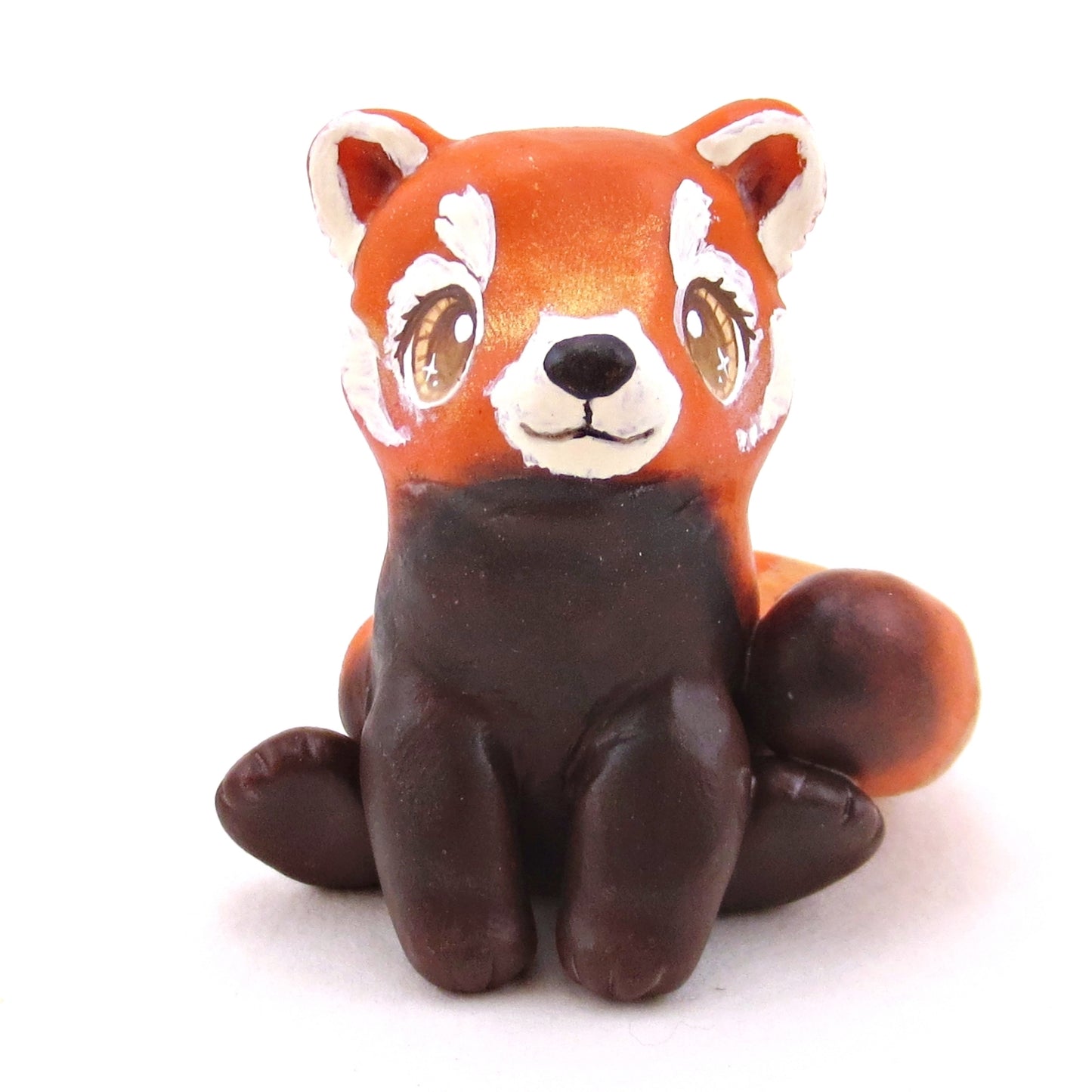 Red Panda Figurine - Polymer Clay Animals Continents Collection