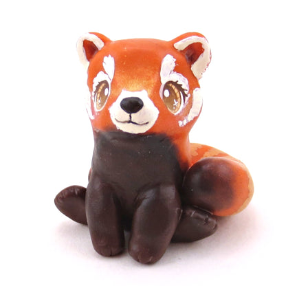 Red Panda Figurine - Polymer Clay Animals Continents Collection