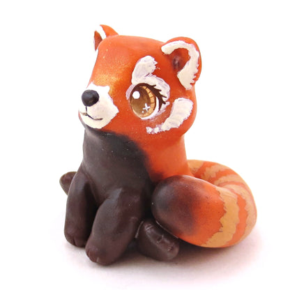 Red Panda Figurine - Polymer Clay Animals Continents Collection