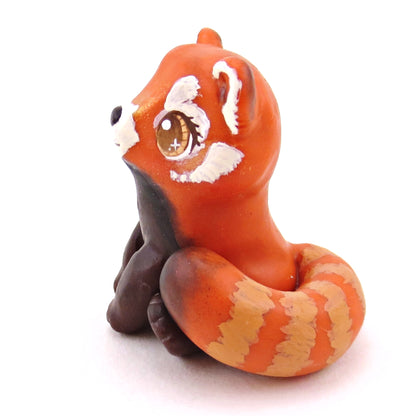 Red Panda Figurine - Polymer Clay Animals Continents Collection