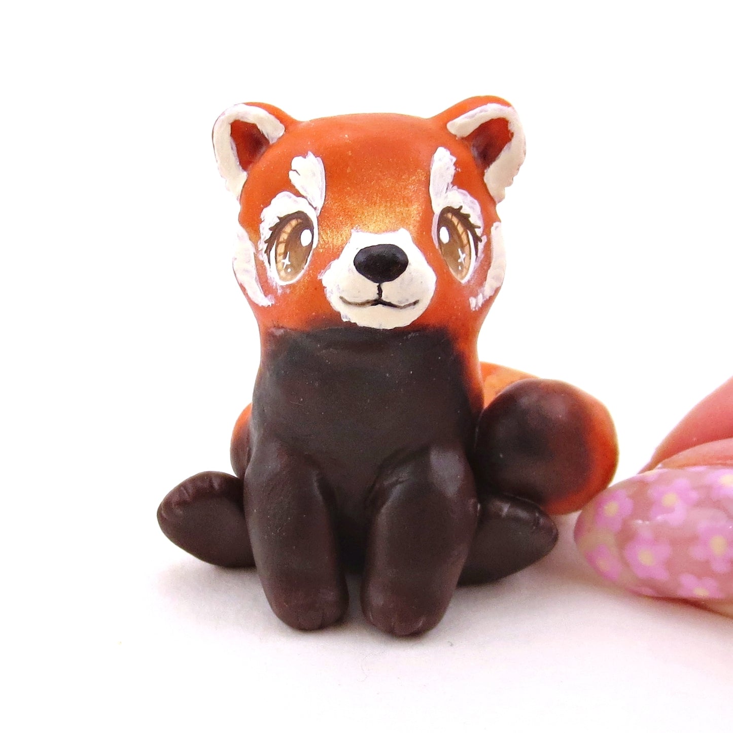 Red Panda Figurine - Polymer Clay Animals Continents Collection