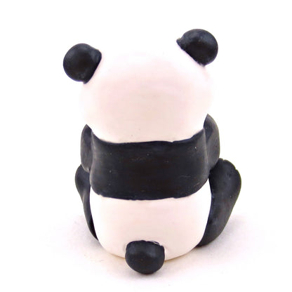 Panda Figurine - Polymer Clay Animals Continents Collection