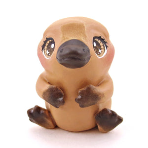 Platypus Figurine - Polymer Clay Animals Continents Collection