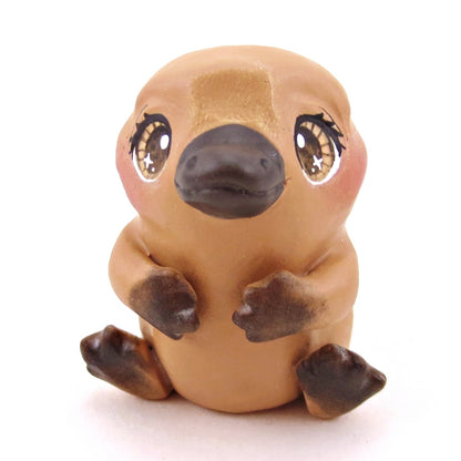 Platypus Figurine - Polymer Clay Animals Continents Collection