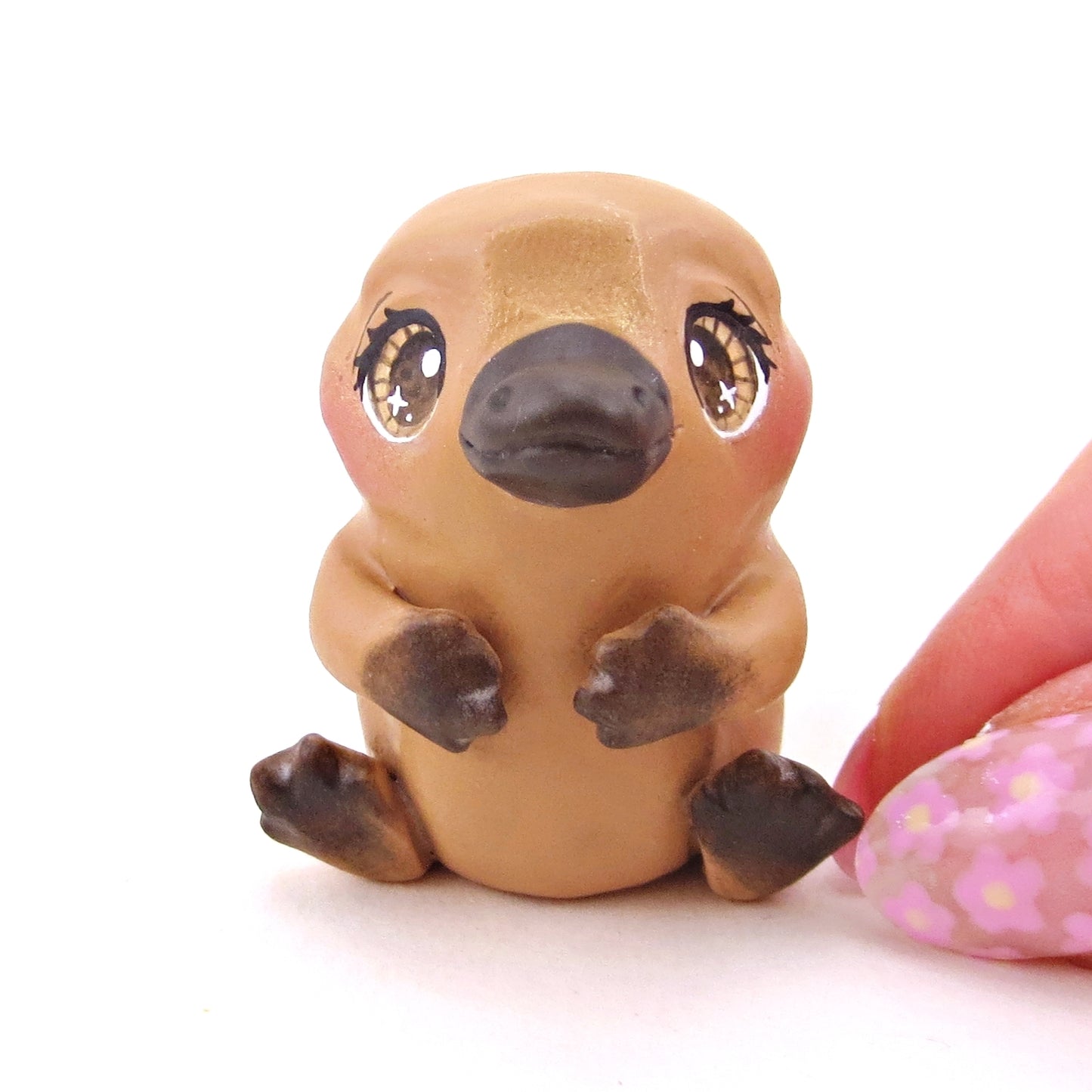 Platypus Figurine - Polymer Clay Animals Continents Collection