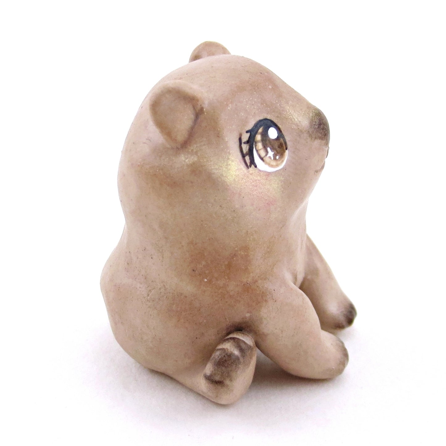 Wombat Figurine - Polymer Clay Animals Continents Collection