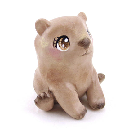 Wombat Figurine - Polymer Clay Animals Continents Collection