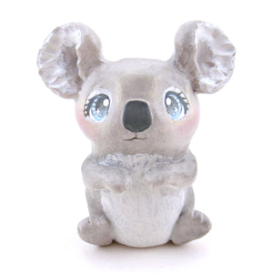 Blue/Grey-Eyed Koala Figurine - Polymer Clay Animals Continents Collection