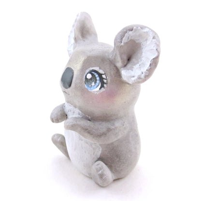 Blue/Grey-Eyed Koala Figurine - Polymer Clay Animals Continents Collection