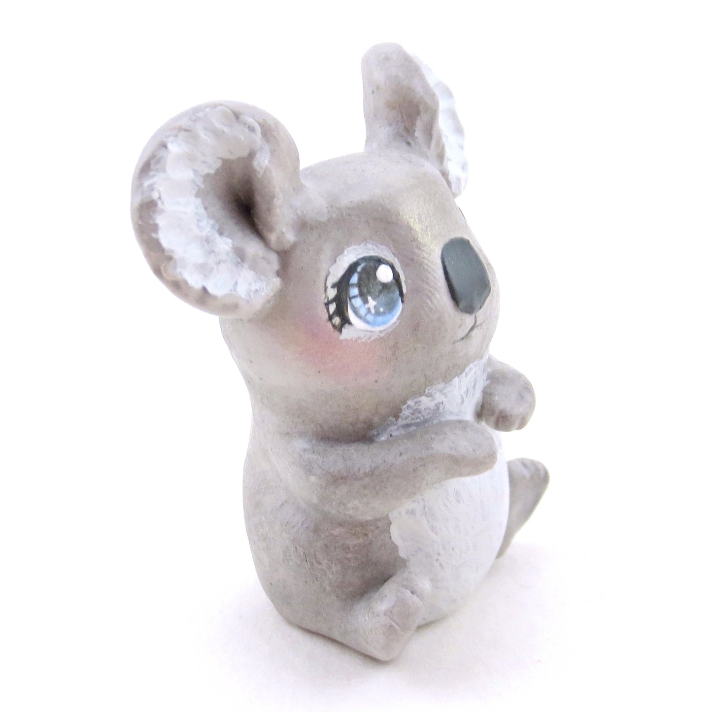 Blue/Grey-Eyed Koala Figurine - Polymer Clay Animals Continents Collection