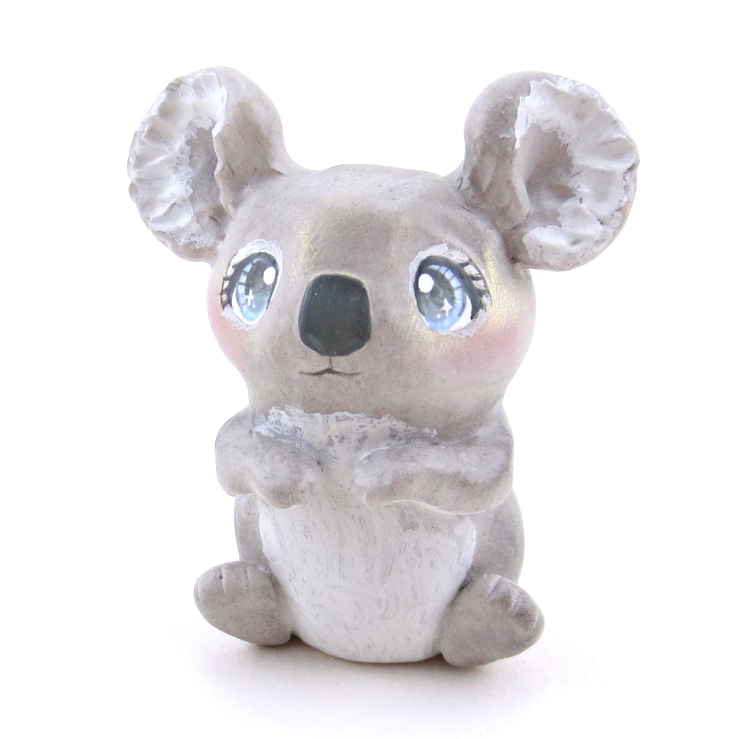 Blue/Grey-Eyed Koala Figurine - Polymer Clay Animals Continents Collection