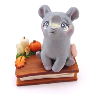 Fall Familiars Rat Figurine Set - Polymer Clay Animals Fall and Halloween Collection