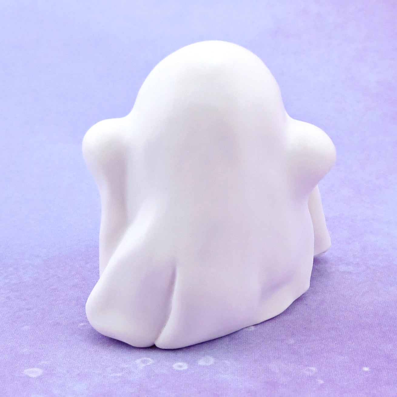 Little Ghostie Figurine - Polymer Clay Animals Fall and Halloween Collection