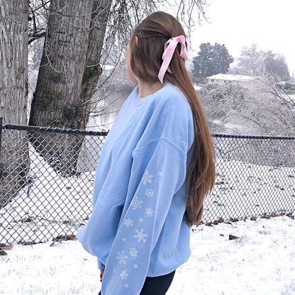 "Snowflake Sleeves" Sweatshirt