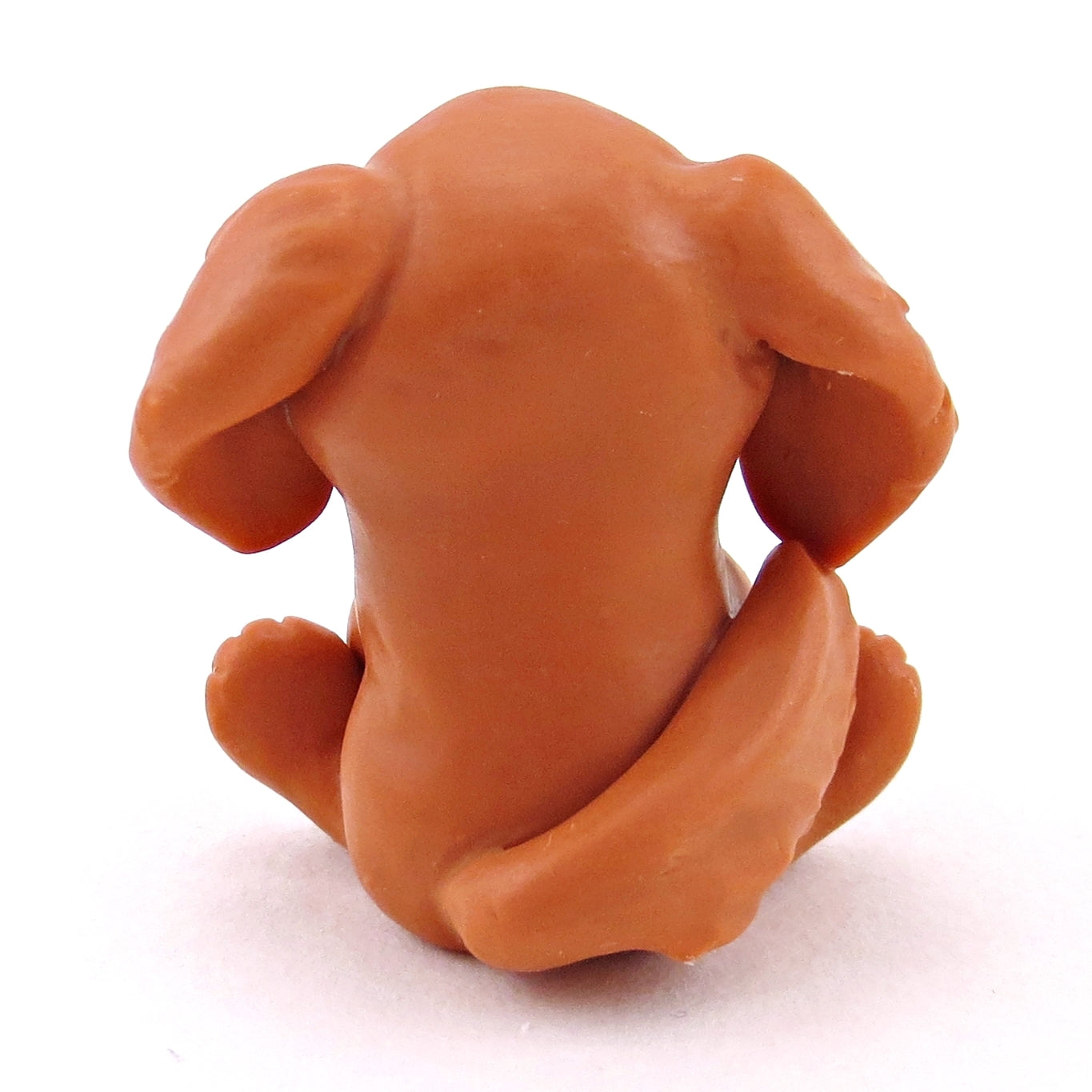 Red Golden Retriever Dog Figurine - Polymer Clay Spring Collection