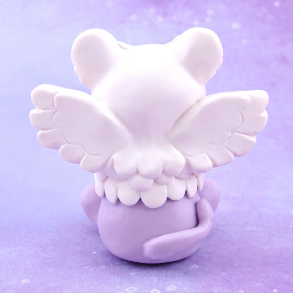Lavender Griffin/Gryphon Figurine - Polymer Clay Spring Collection