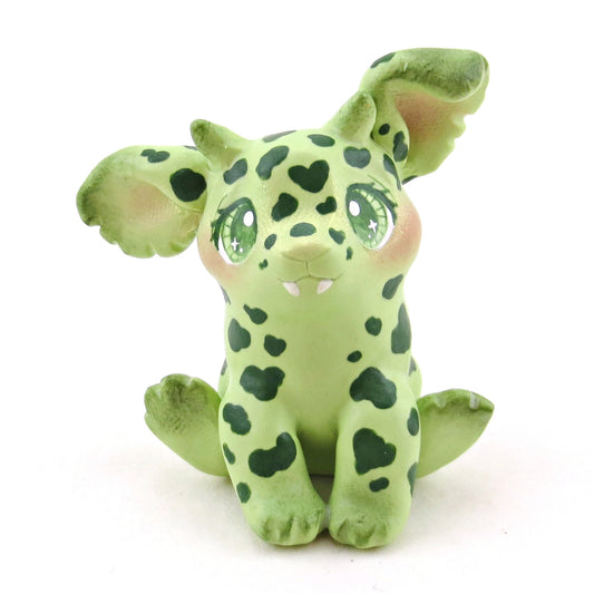 Floppy-Ear Goblin Puppy Figurine - Polymer Clay Animals Fairytale Spring Collection