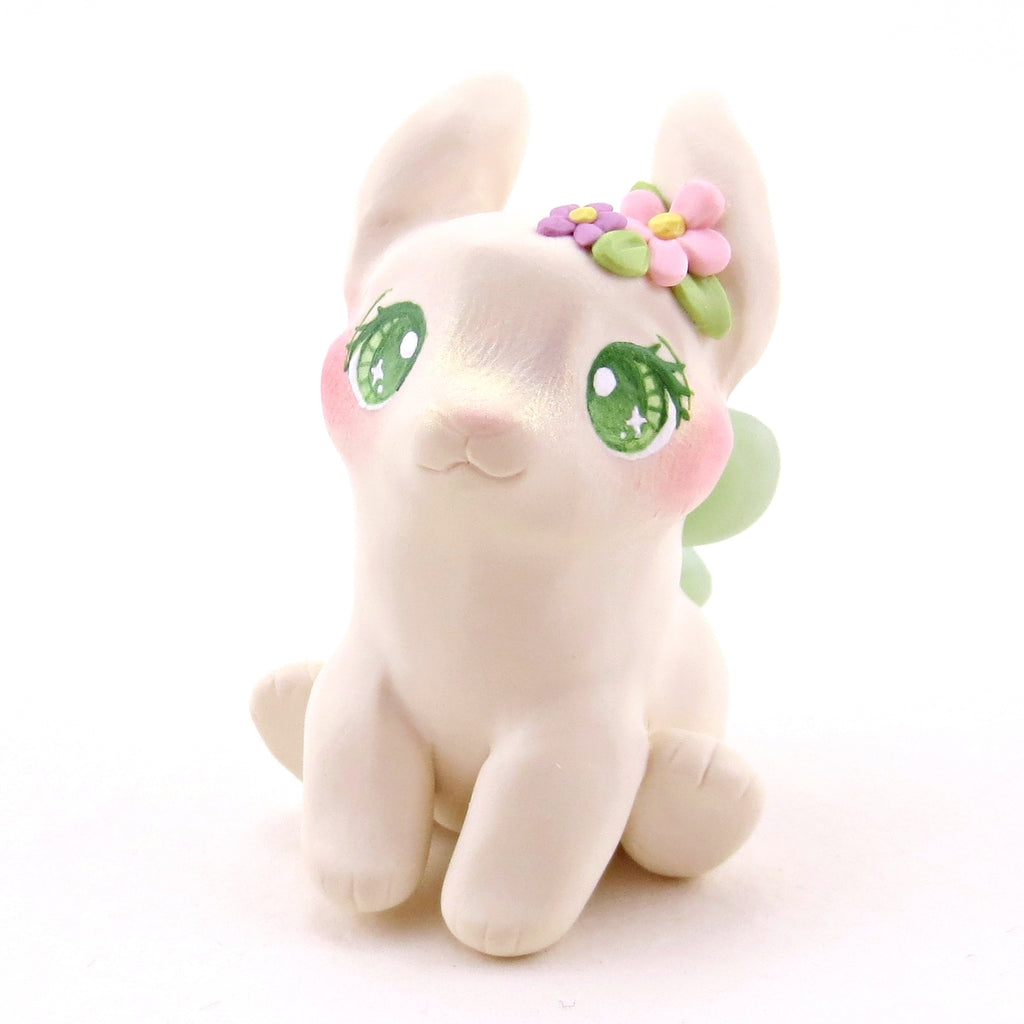 Fairy Bunny Figurine - Polymer Clay Animals Fairytale Spring Collectio – Narwhal  Carousel Co.