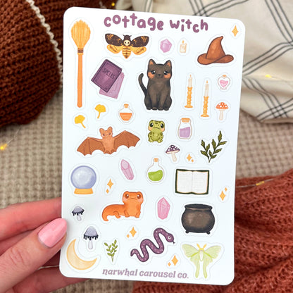 Cottage Witch Sticker Sheet