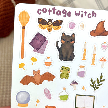 Cottage Witch Sticker Sheet