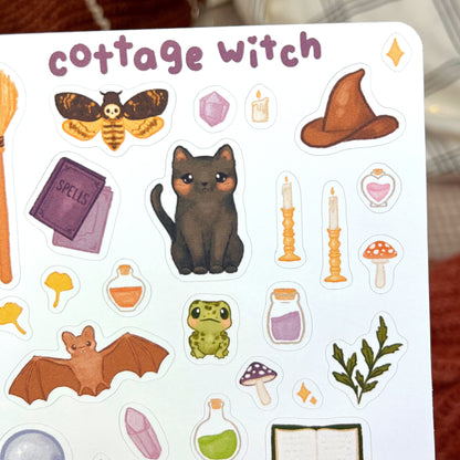 Cottage Witch Sticker Sheet