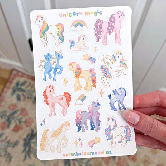 Unicorn Magic Sticker Sheet