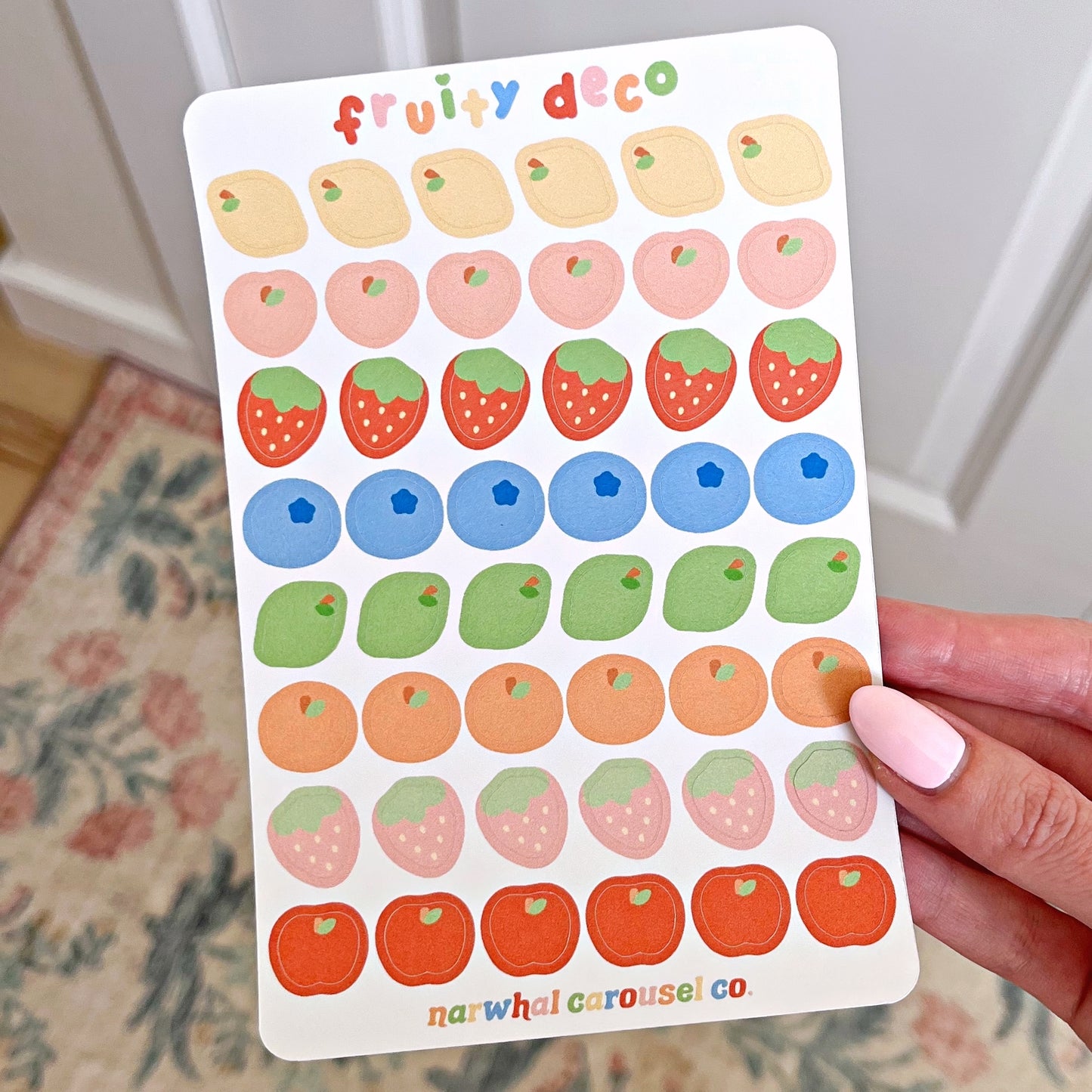 Fruity Deco Sticker Sheet