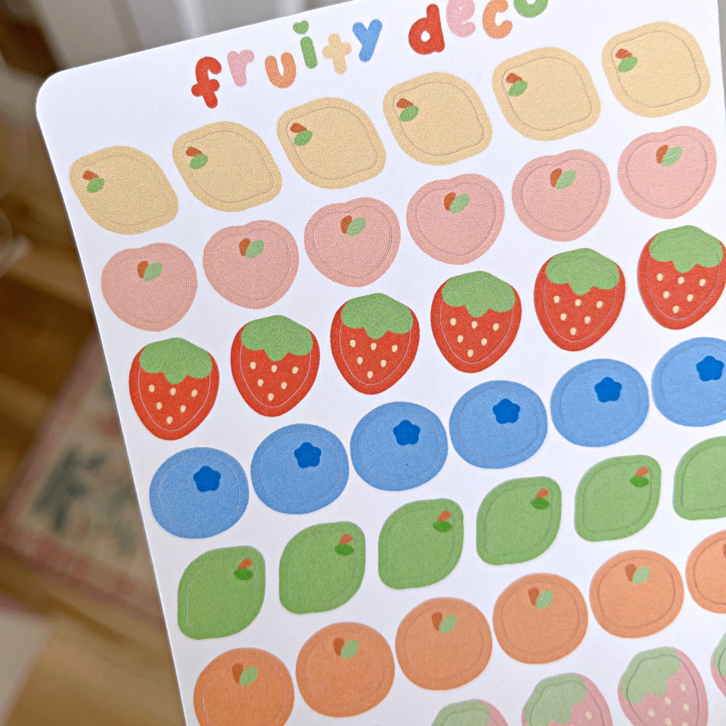 Fruity Deco Sticker Sheet