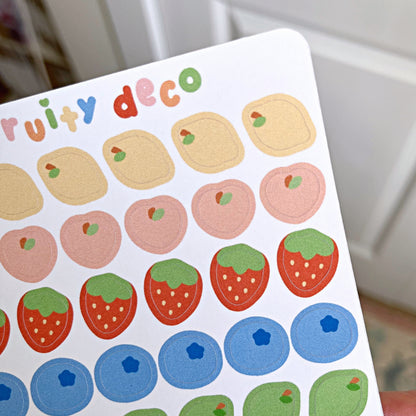 Fruity Deco Sticker Sheet