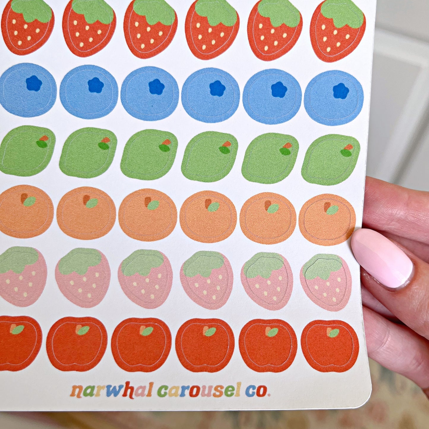 Fruity Deco Sticker Sheet