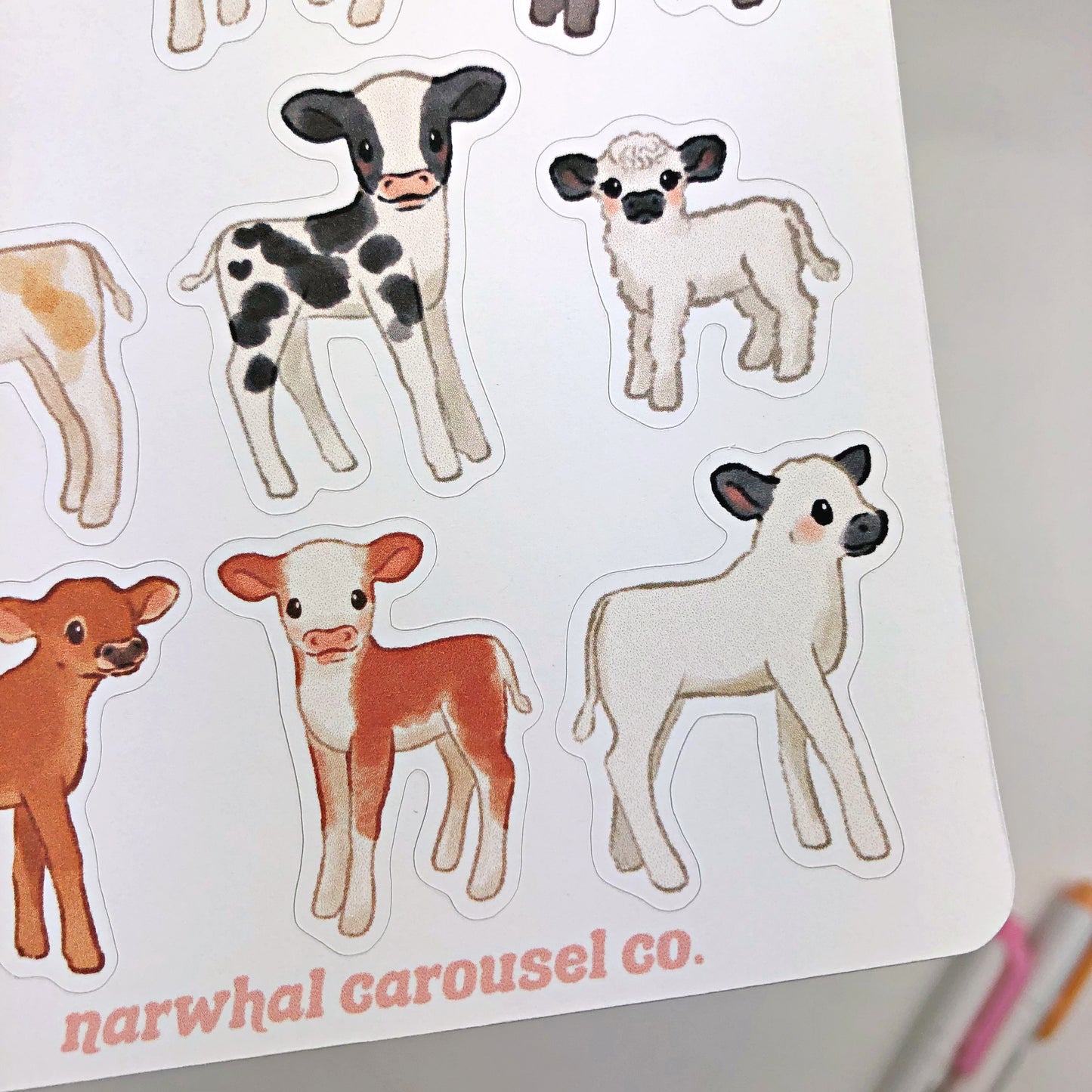 Cows Sticker Sheet