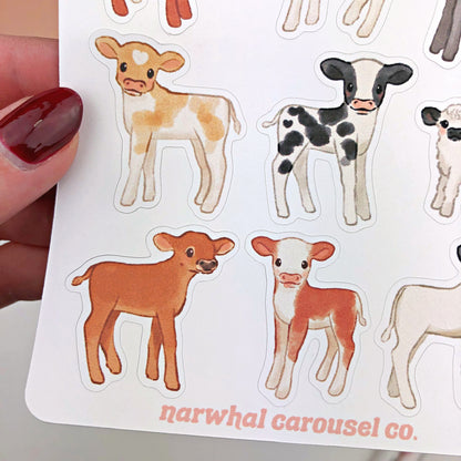 Cows Sticker Sheet