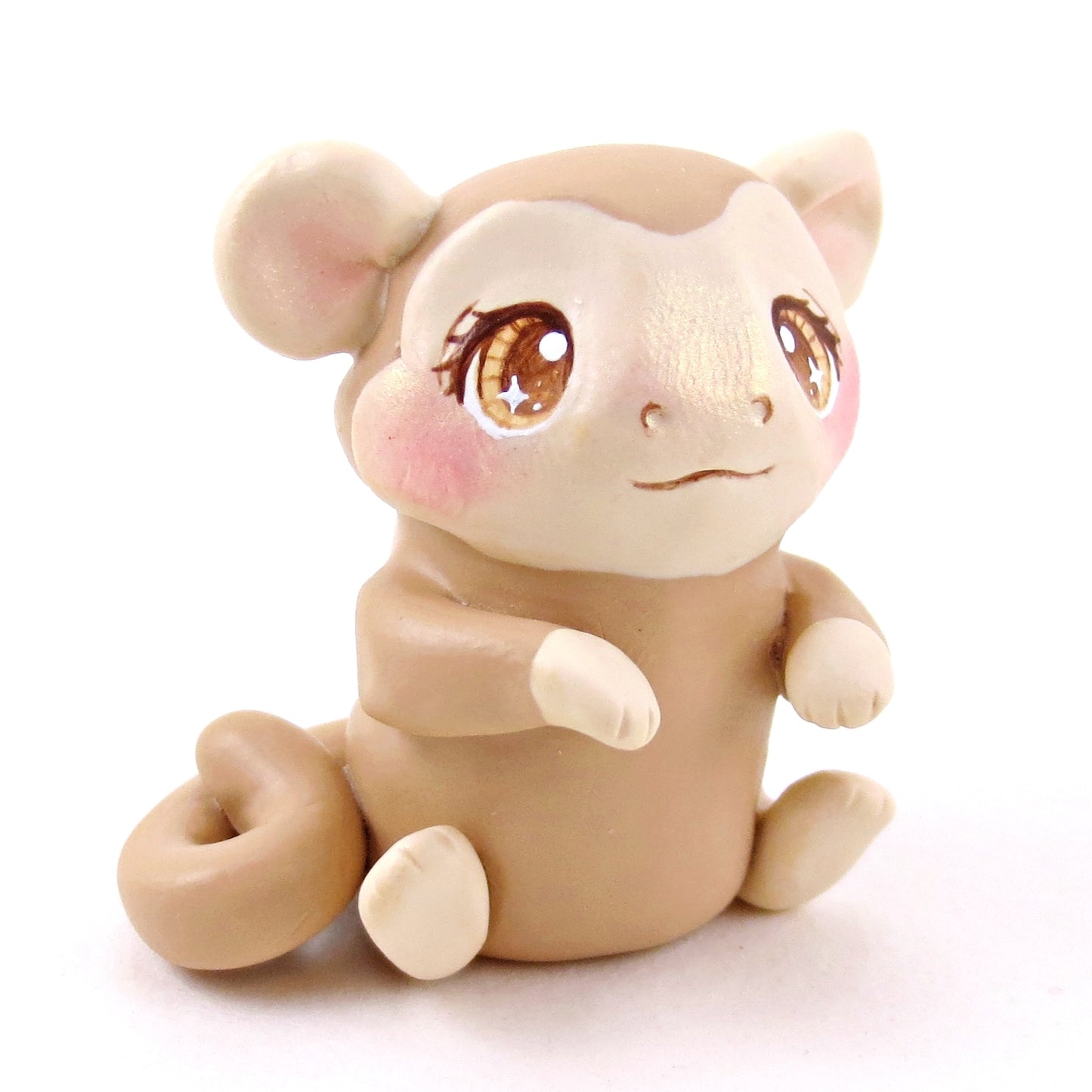 Monkey Figurine - Polymer Clay Animals Carnival/Circus Collection