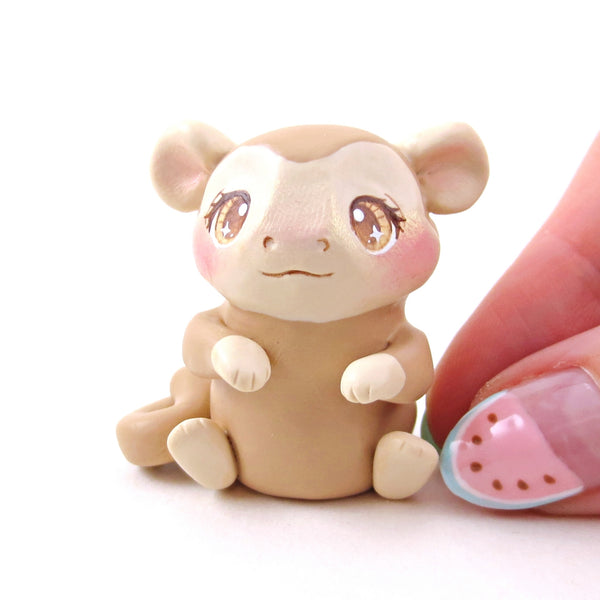 Monkey Figurine - Polymer Clay Animals Carnival/Circus Collection