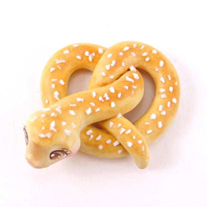 Pretzel Snake Figurine - Polymer Clay Animals Carnival/Circus Collection