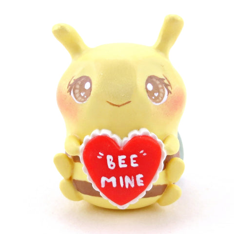 "Bee Mine" Bee Figurine - Polymer Clay Valentine Collection