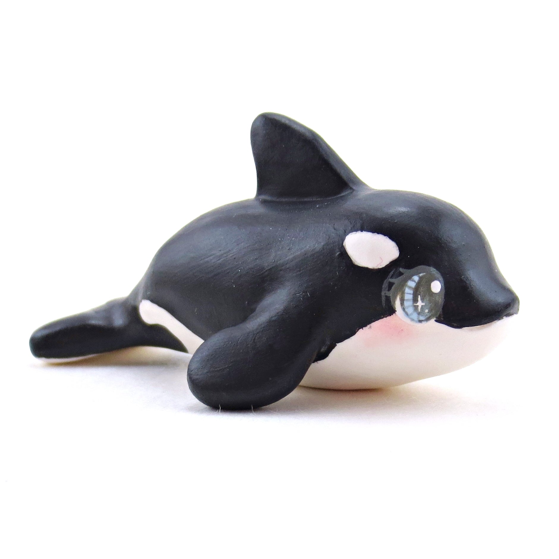 Blue-Eyed Orca Figurine - Polymer Clay Winter Collection – Narwhal ...