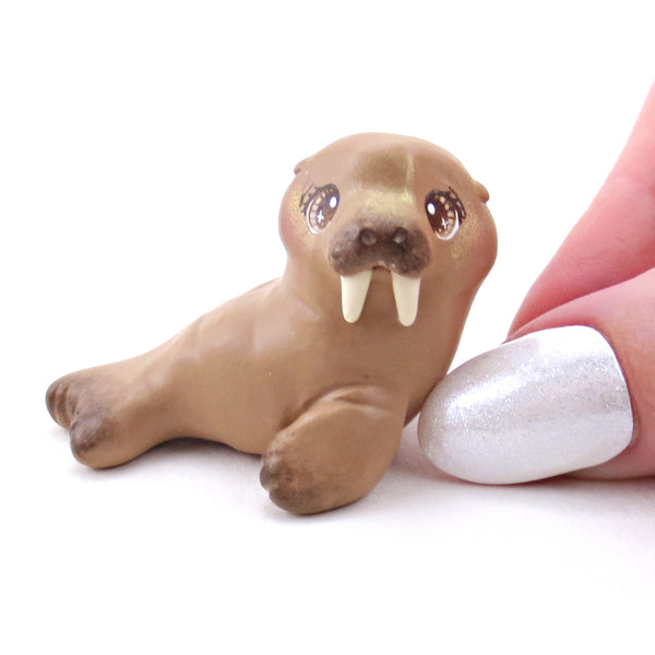 Walrus Figurine - Polymer Clay Winter Collection