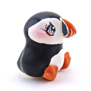 Atlantic Puffin Figurine - Polymer Clay Winter Collection