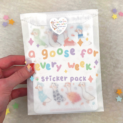 A Goose for Every Week Sticker Pack