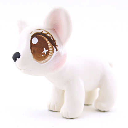 Standing Baby Polar Bear Figurine - Polymer Clay Christmas Animals