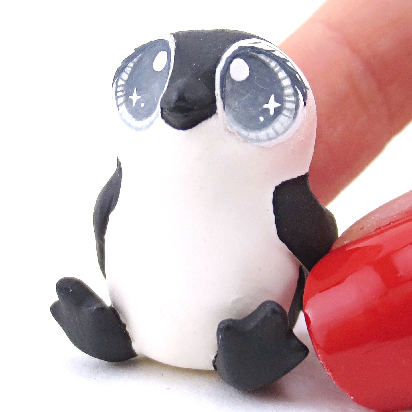 Little Penguin Figurine - Polymer Clay Christmas Animals