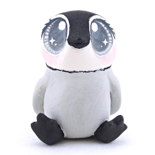 Baby Penguin Figurine - Polymer Clay Christmas Animals