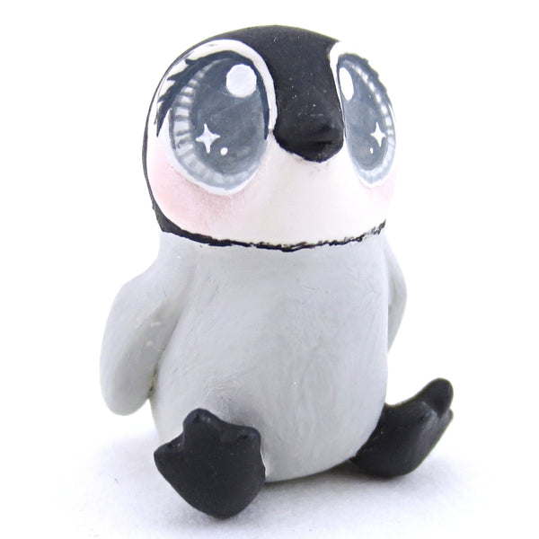 Baby Penguin Figurine - Polymer Clay Christmas Animals