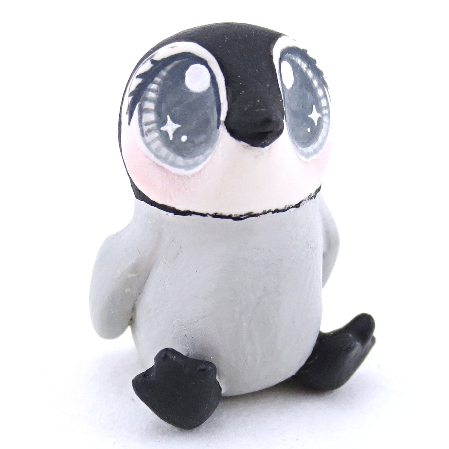 Baby Penguin Figurine - Polymer Clay Christmas Animals