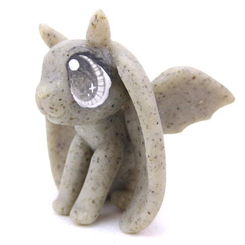 Gargoyle Jackalope Faux Stone Figurine - Polymer Clay Animals