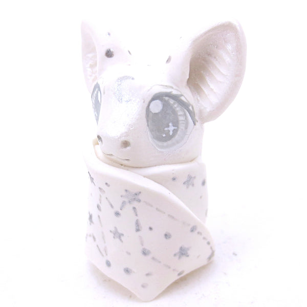 Ghost Bat Figurine - Polymer Clay Animals
